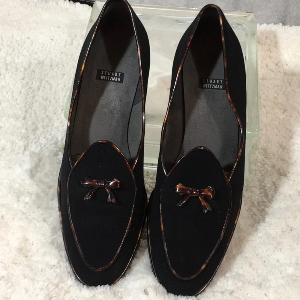 Stuart Weitzman black flats
